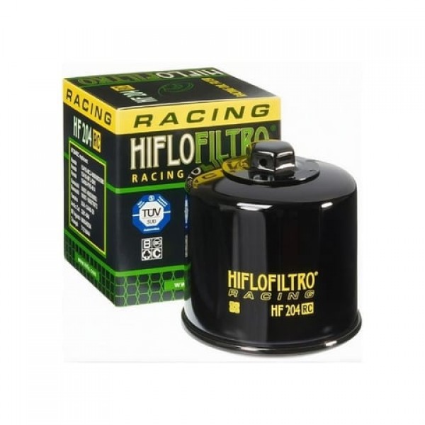 Hiflo Yağ Filtresi (HF204RC) - Honda Goldwing, Forza 300, Peugeot Metropolis 400/600 SW, Kawasaki 650/750, Yamaha YZF R25, MT-07/09