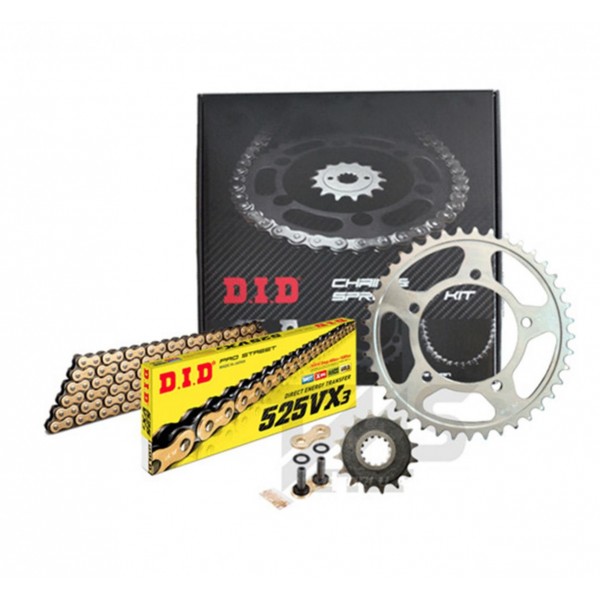 Dıd Jt Gold Zincir Dişli Seti 525vx3 Yamaha Mt-09 Tracer 900 Gt 18-20 16t-45t (jtf1591-16rb - Jtr1876-45) (525-118l)