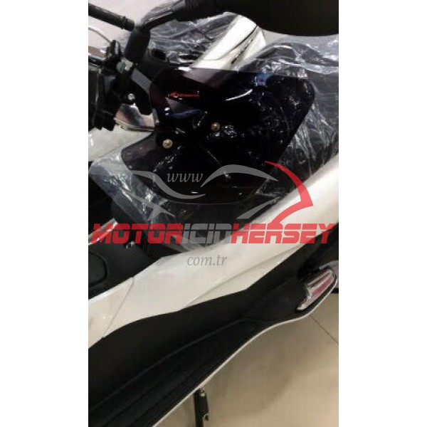 El Rüzgar Koruma Plastiği Siyah Honda Pcx125 - 150 Forza 2014 2017
