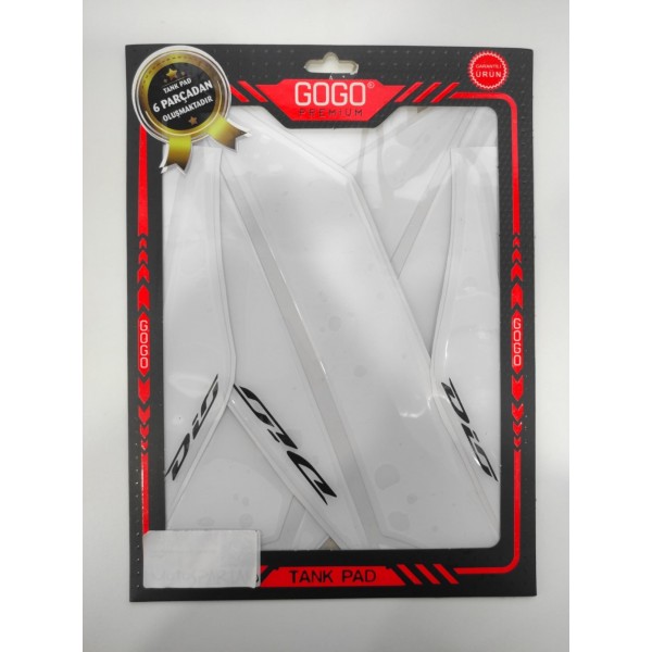 Gogo Yan Pad 008 Beyaz-siyah Yazılı Honda Dıo 110