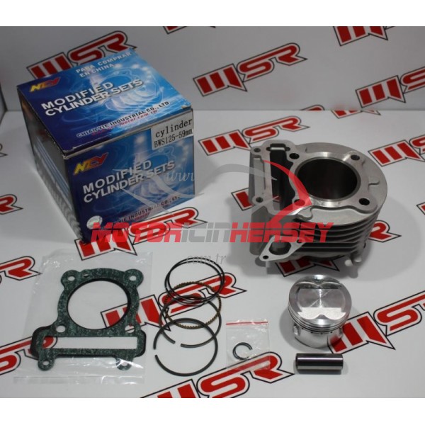 BWS 125 SİLİNDİR KİT 59 MM 15P 4 SÜBAP TAIWAN