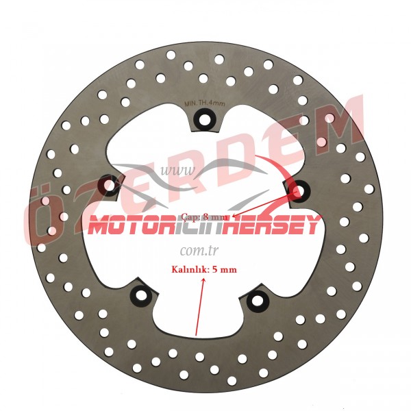XMAX 250 ÖN FREN DİSKİ 132-268-5 (CİVATA 8 mm)