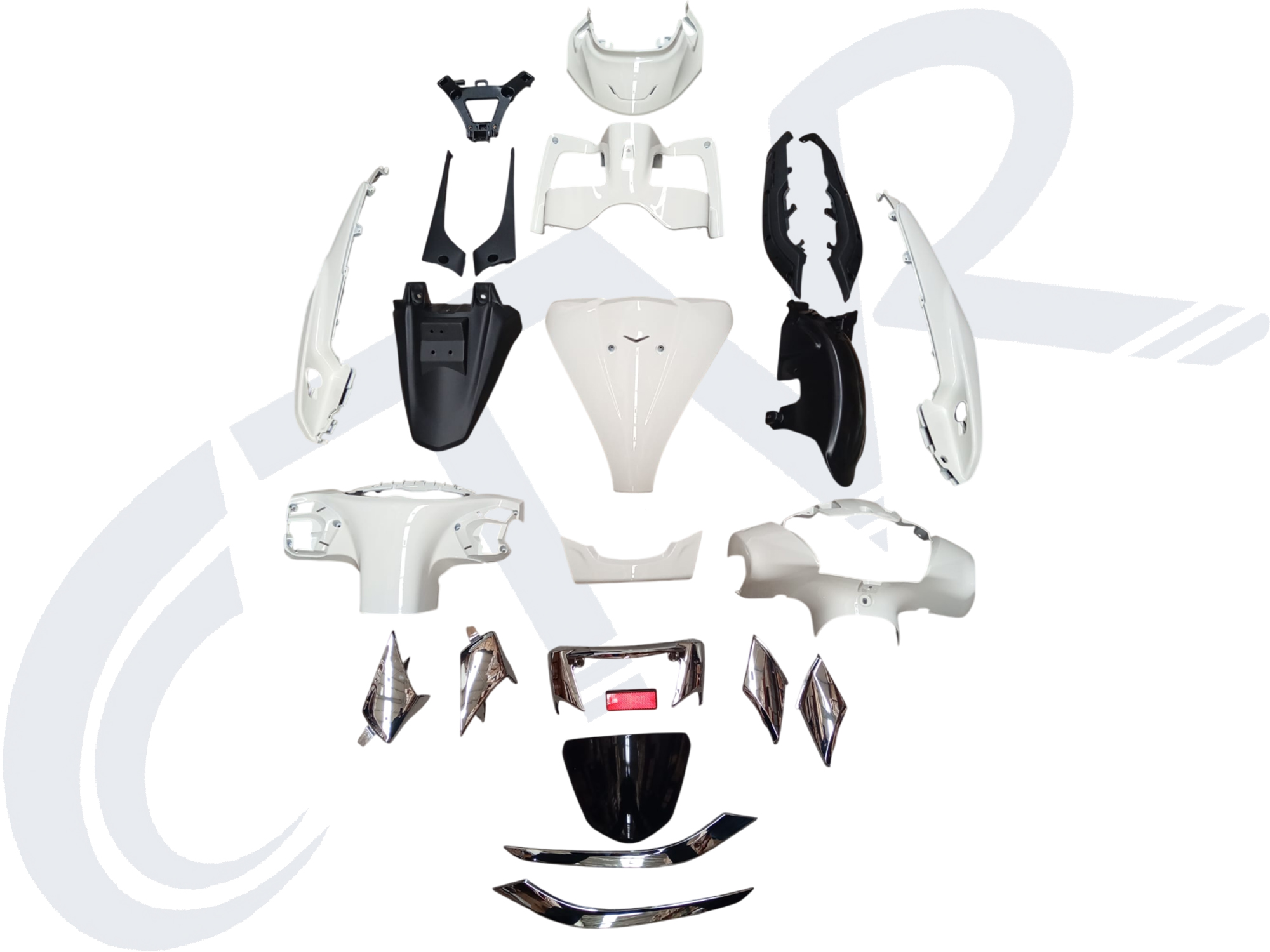 TVS JUPITER 125 CC KAPORTA SETİ BEYAZ PLS PAR. CTVR TVS JUPITER 125 CC KAPORTA SETİ BEYAZ PLS PAR. CTVR