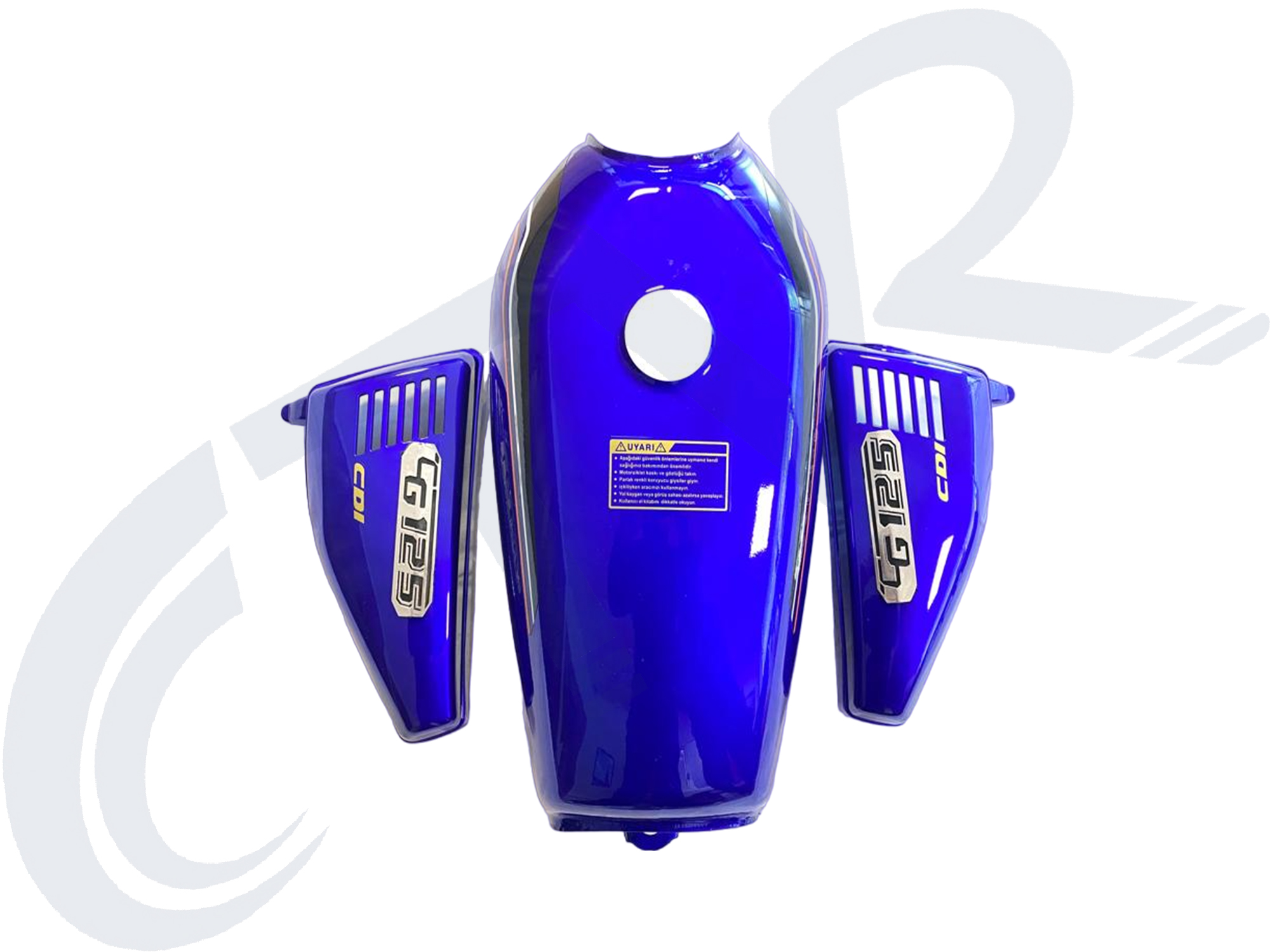 AGK CG 125 BENZİN DEPOSU ŞAMANDIRASIZ + YAN KAP. MAVİ AGK CG 125 BENZİN DEPOSU ŞAMANDIRASIZ + YAN KAP. MAVİ