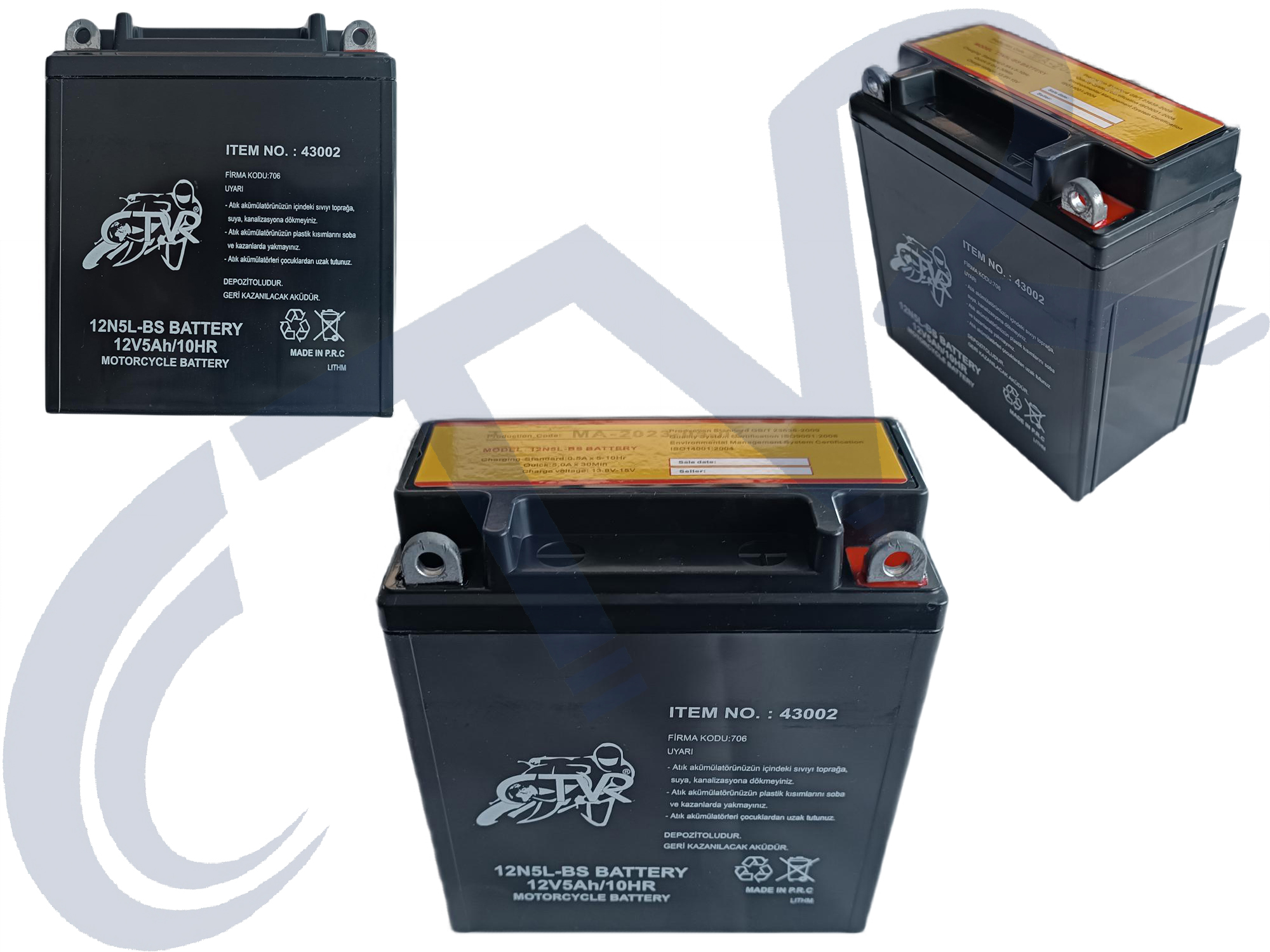 AKÜ 12N5 BS CTVR ( NET FİYAT ) AKÜ 12N5 BS CTVR ( NET FİYAT )
