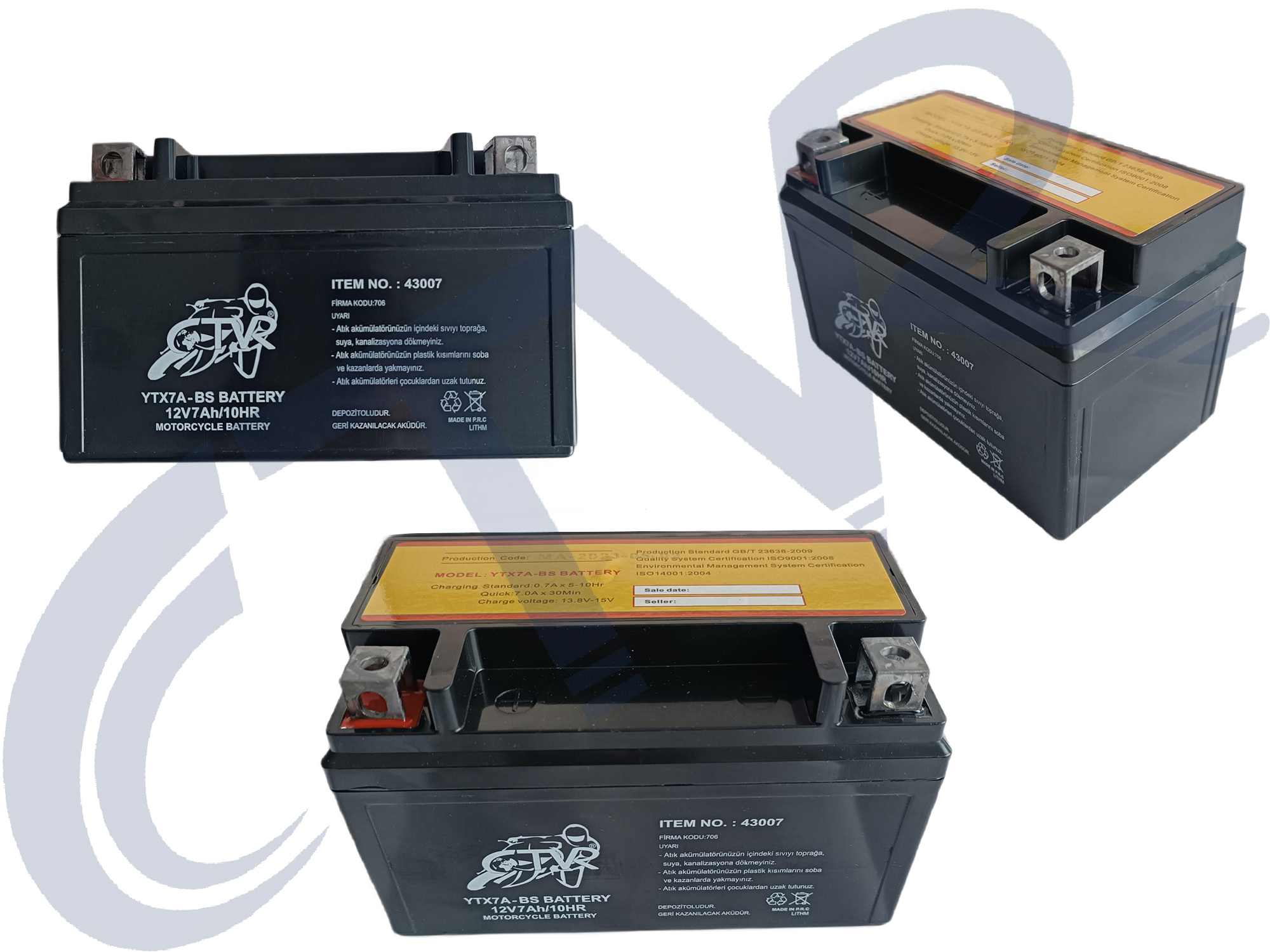 AKÜ YTX7A BS CTVR ( NET FİYAT ) AKÜ YTX7A BS CTVR ( NET FİYAT )
