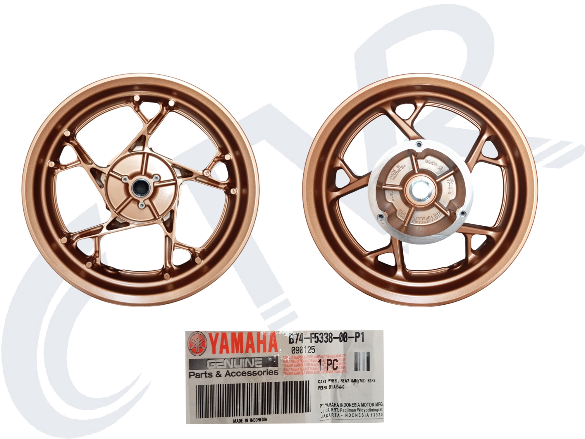YAMAHA XMAX 250 2022 ARKA JANT ORJ B74-F5338-00-33 YAMAHA XMAX 250 2022 ARKA JANT ORJ B74-F5338-00-33