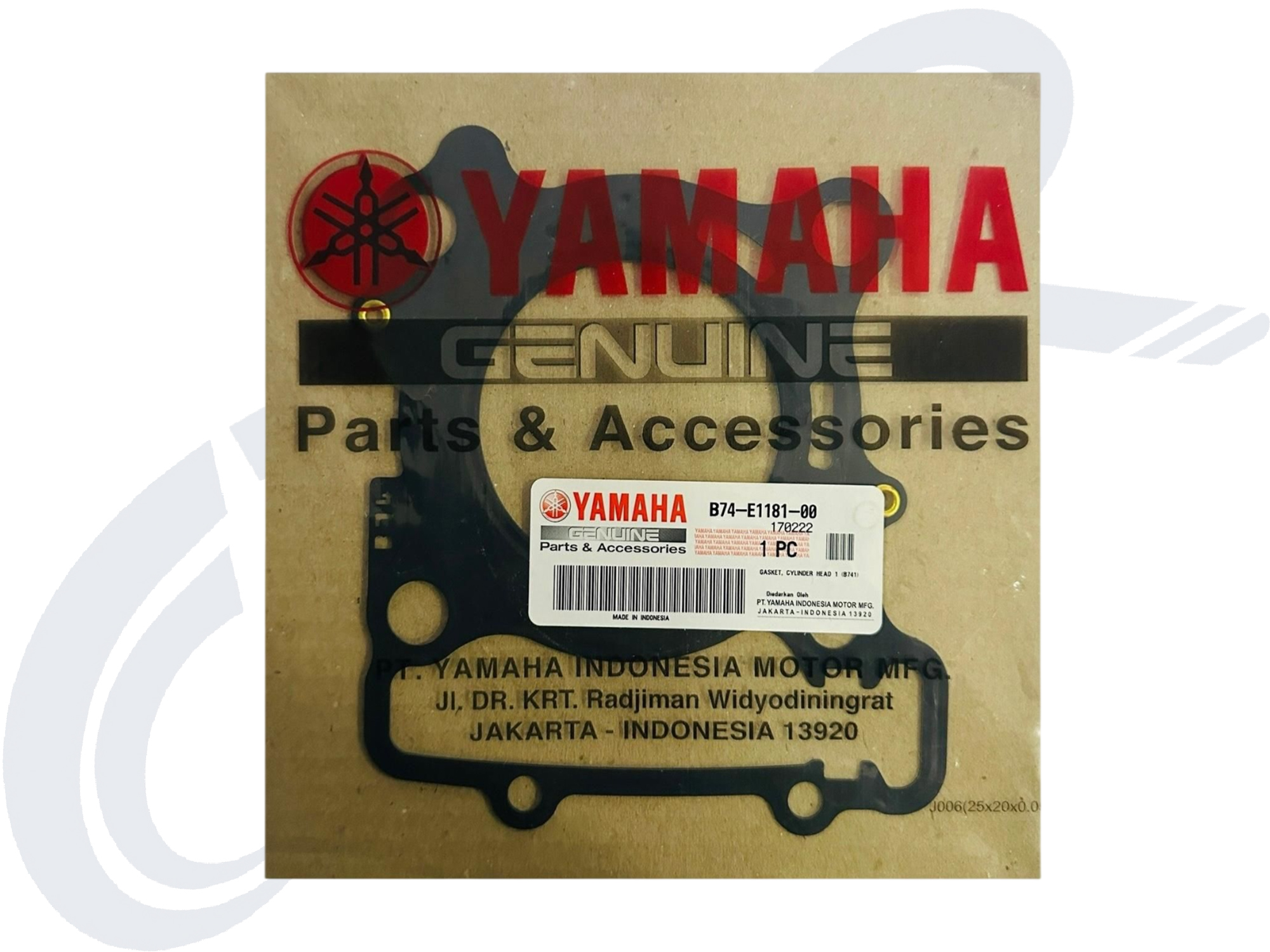 YAMAHA XMAX 250 2022 SİLİNDİR ÜST CONTA ORJ B74-E1181-00