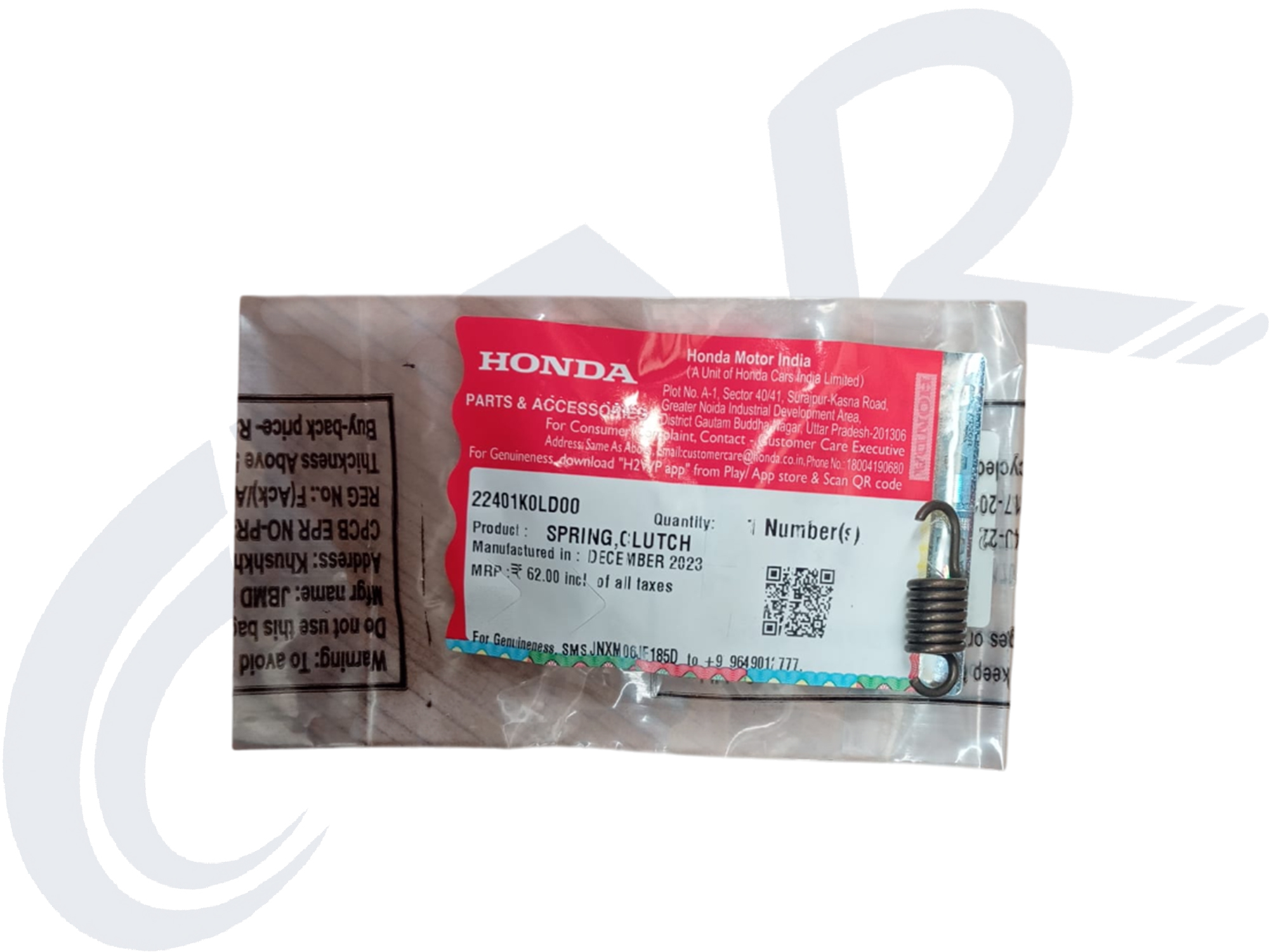 HONDA ACTİVA 125 NEW DELUX DEBRİYAJ YAY SETİ 22401K0LD00