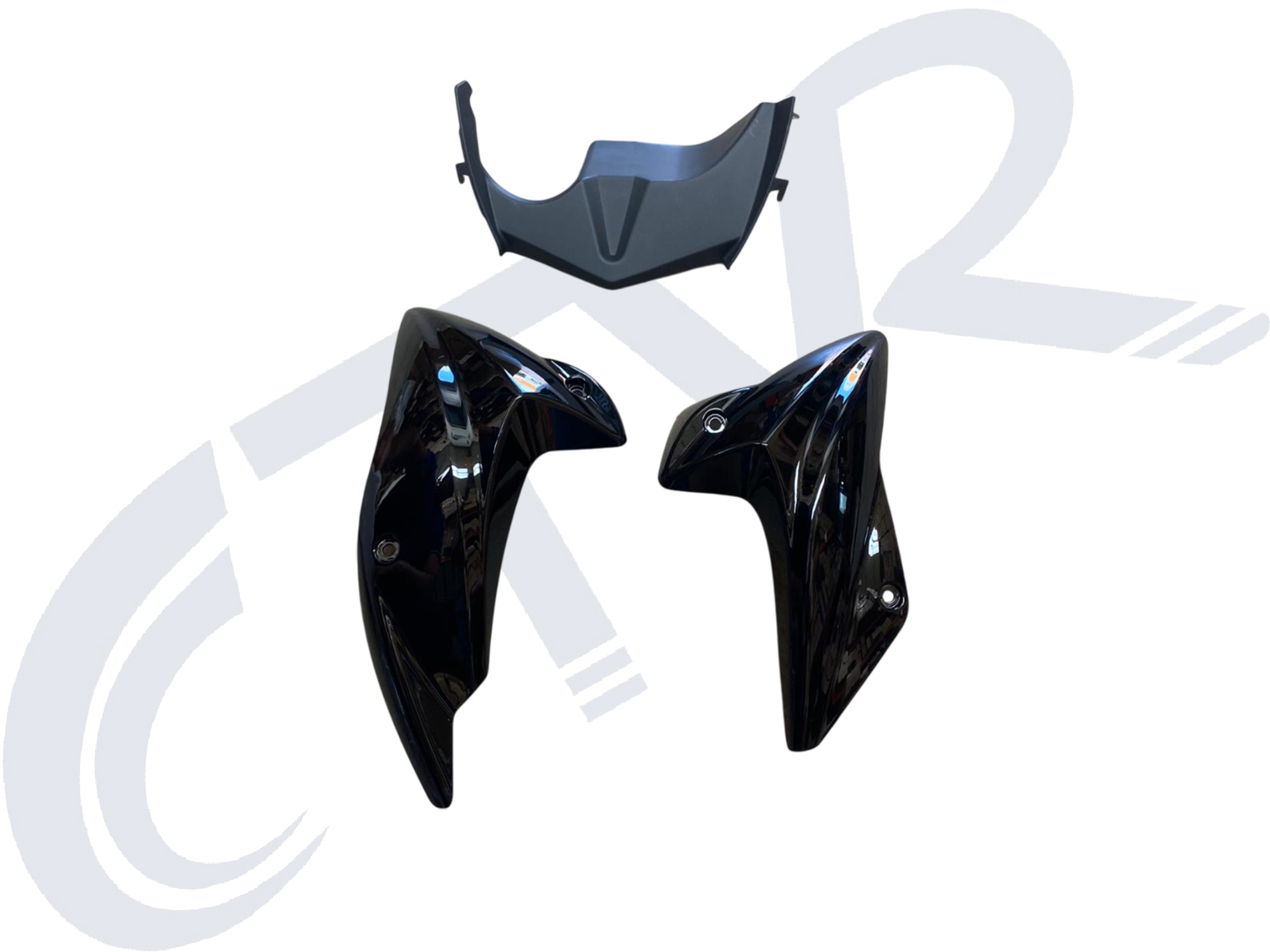 MONDİAL DRİFT L MOTOR ALT RÜZGARLIK ( TAKIM )  SİYAH