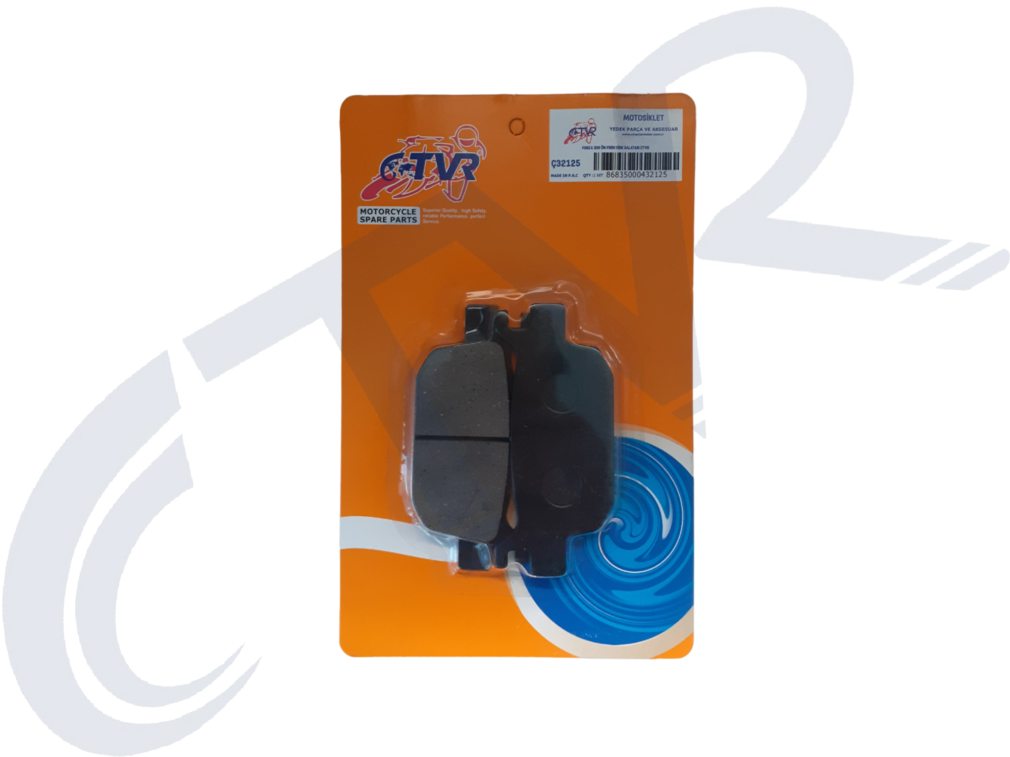 FORZA RKS NEWLIGHT125 SEHA 125 ARORA MAX T ARKA FREN DİSK BALATASI CTVR