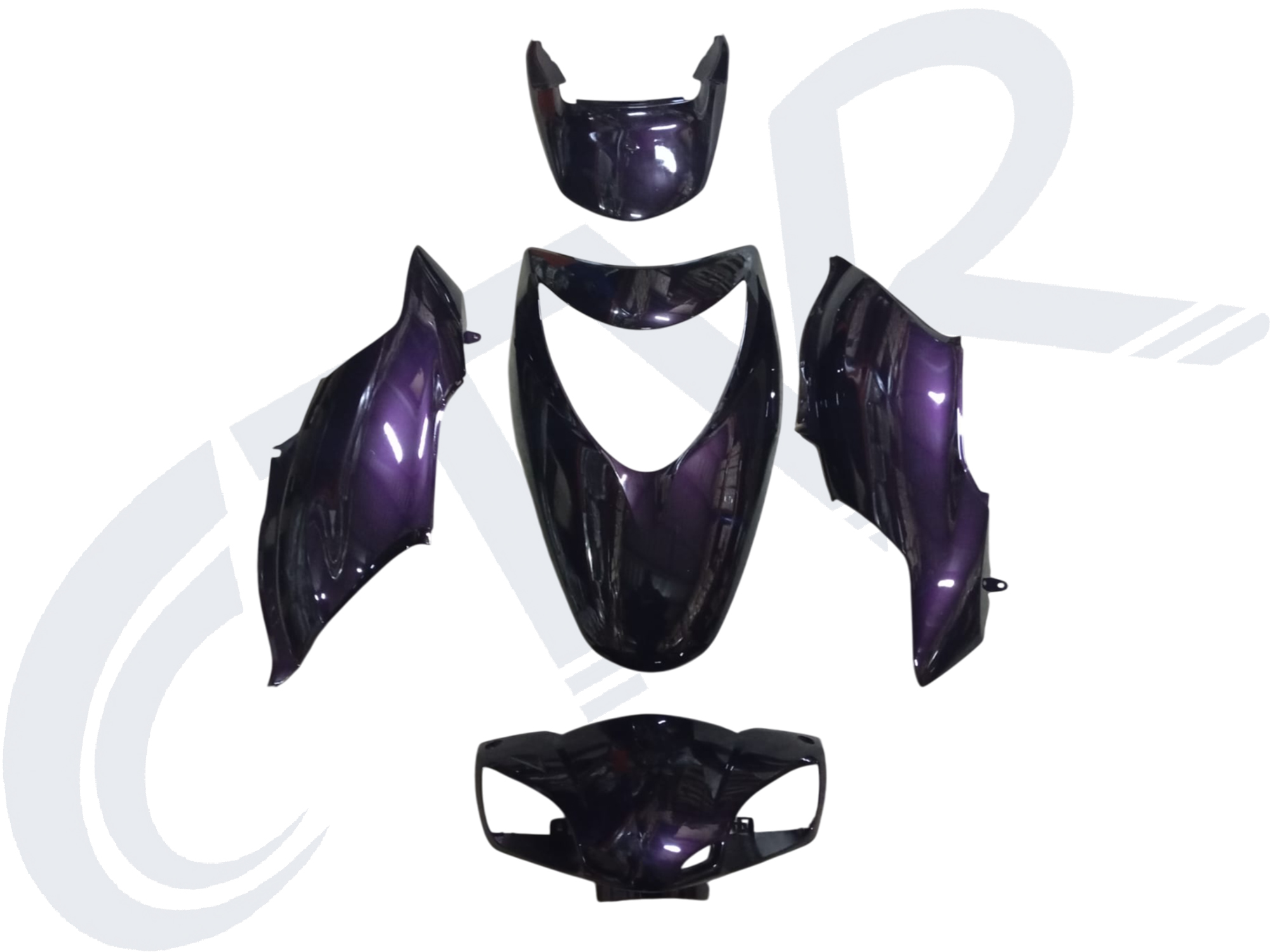 HONDA SPACY 110 KAPORTA SETİ MOR BOYALI PARÇALAR CTVR HONDA SPACY 110 KAPORTA SETİ MOR BOYALI PARÇALAR CTVR