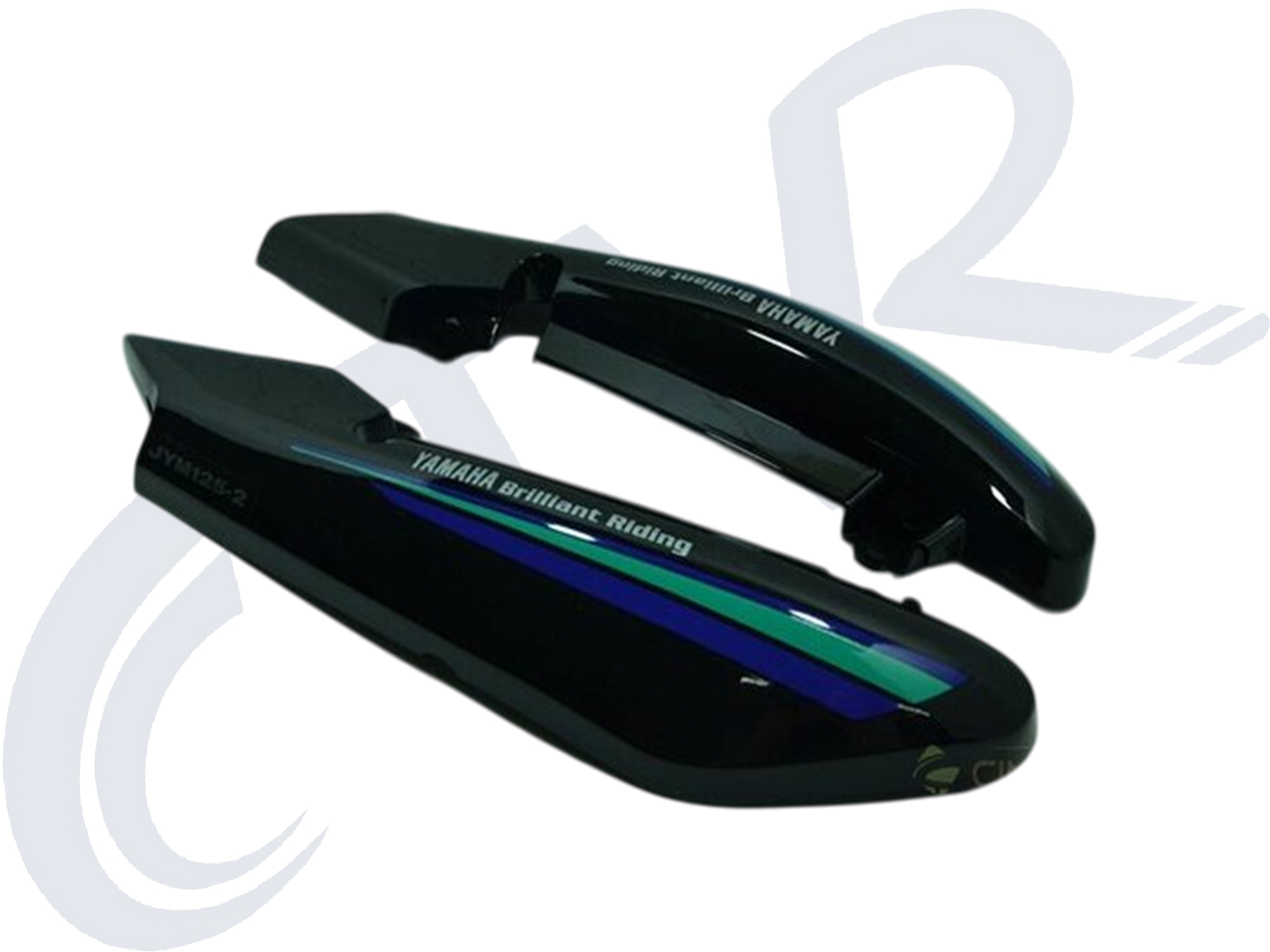 YAMAHA YBR 125 SELE YANLARI SİYAH OEM ( E M )