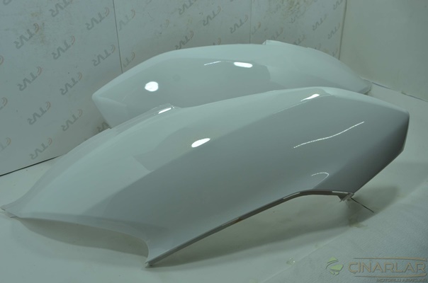 HONDA ALPHA 110 SELE YANLARI BEYAZ OEM