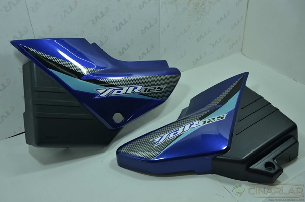 YAMAHA YBR 125 ORTA YAN KAPAK MAVİ OEM ( E M )