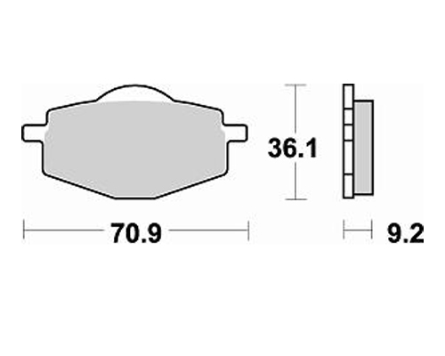 Braking Yamaha YBR 125 Braking Ön Fren Balatası 2005-2006