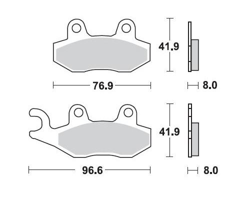 Braking Peugeot Satelis 300 Braking Arka Fren Balatası 2012-2015