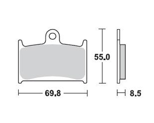 Braking Triumph Thunderbird COM. 1700 Braking Ön Fren Balatası 2014-2016