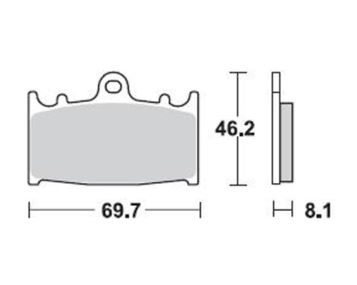 Braking Suzuki GSR 600 Braking Ön Fren Balatası 2006-2010