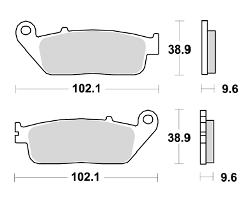 Braking Kymco Xciting Ri 300 Braking Ön Fren Balatası 2008-2014