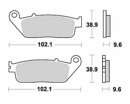 Braking Triumph Adventurer 900 Braking Arka Fren Balatası 1996-2001