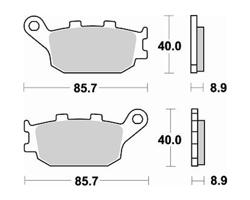 Braking Braking 742SM1 Yarı Metalik Fren Balatası
