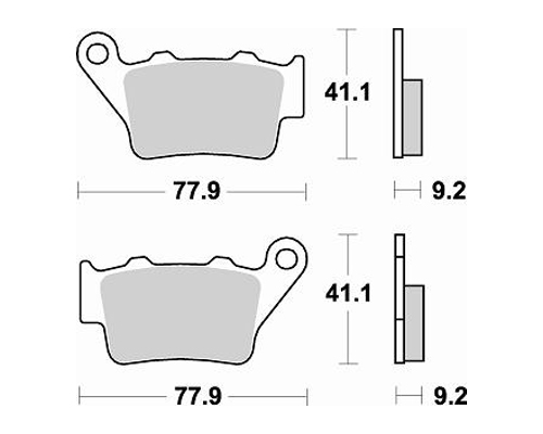 Braking Braking 773CM56 Sinterli Fren Balatası