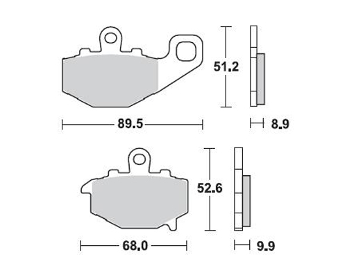 Braking Braking 775SM1 Yarı Metalik Fren Balatası