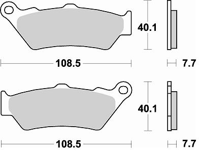 Braking Braking 780SM1 Yarı Metalik Fren Balatası