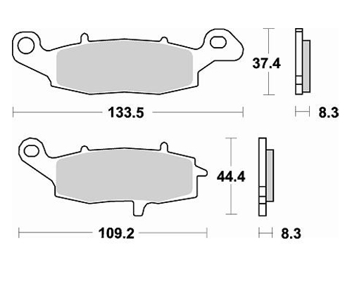 Braking Braking 782CM55 Sinterli Fren Balatası