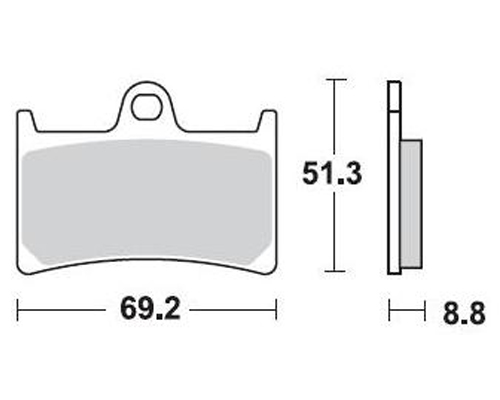 Braking Braking 786CM55 Sinterli Fren Balatası