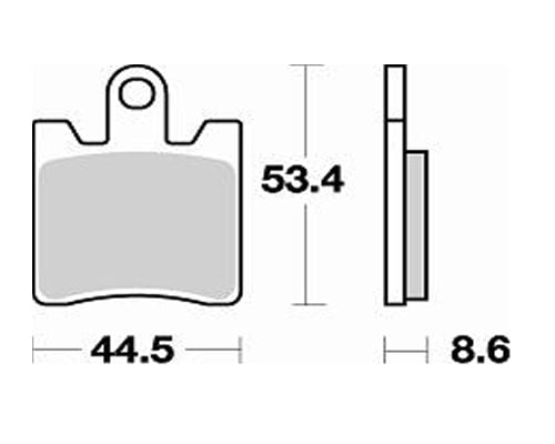 Braking Braking 830SM1 Yarı Metalik Fren Balatası