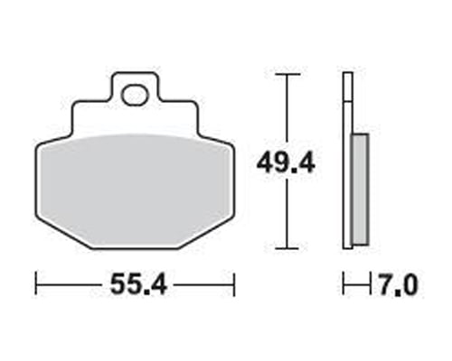 Braking Braking 871SM1 Yarı Metalik Fren Balatası