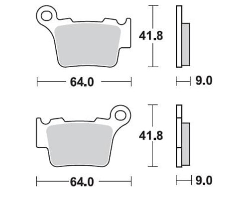 Braking Braking 891SM1 Yarı Metalik Fren Balatası