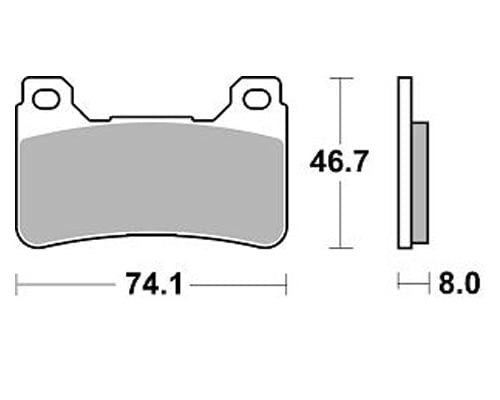 Braking Braking 899CM55 Sinterli Fren Balatası