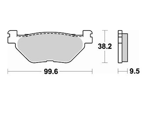 Braking Braking 903SM1 Yarı Metalik Fren Balatası