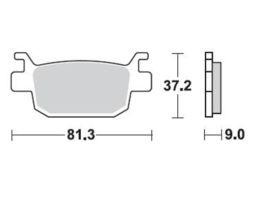 Braking Braking 908SM1 Yarı Metalik Fren Balatası
