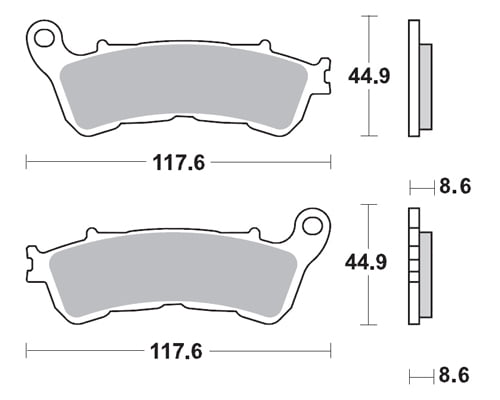 Braking Braking 910CM55 Sinterli Fren Balatası