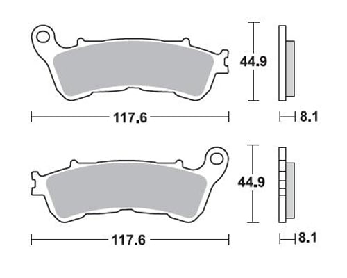 Braking Braking 910SM1 Yarı Metalik Fren Balatası