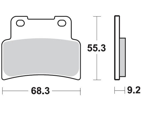 Braking Braking 933SM1 Yarı Metalik Fren Balatası
