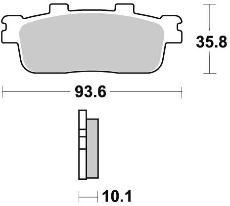 Braking Braking 948SM1 Yarı Metalik Fren Balatası