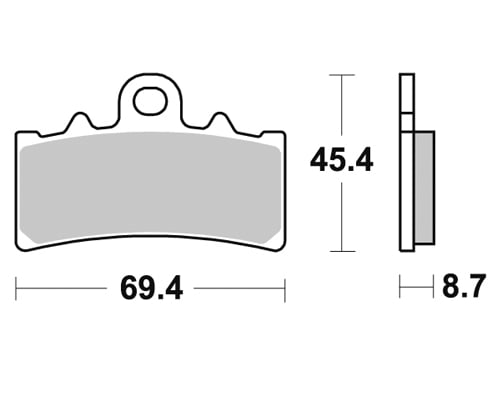 Braking Braking 952CM55 Sinterli Fren Balatası