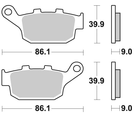 Braking Braking 956CM56 Sinterli Fren Balatası