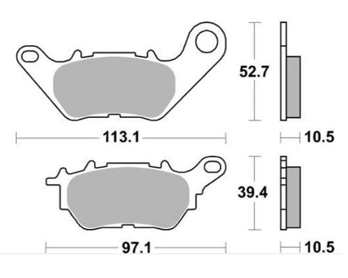 Braking Braking 979SM1 Yarı Metalik Fren Balatası