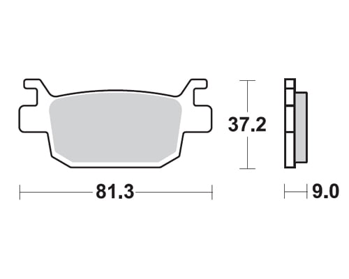 Braking Braking P30908 Scooter Sinter Fren Balatası