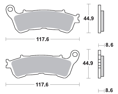 Braking Braking P30910 Scooter Sinter Fren Balatası