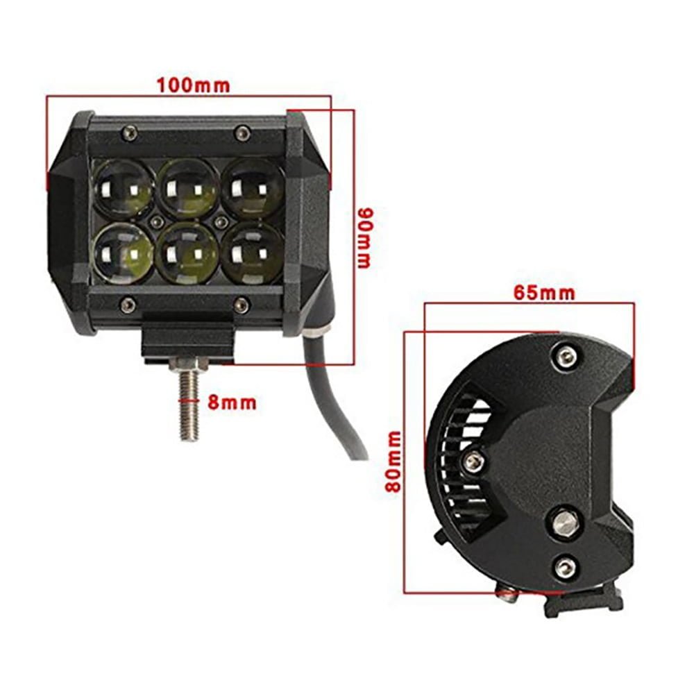 KNMASTER Knmaster Daytona 18W Motosiklet Led Sis Farı