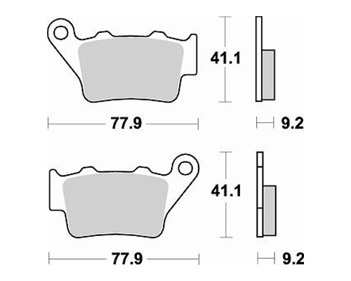 Braking Braking 773SM1 Yarı Metalik Fren Balatası