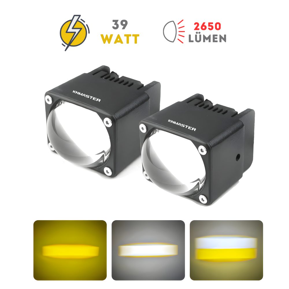 Knmaster Berta 39W Motosiklet Led Sis Farı
