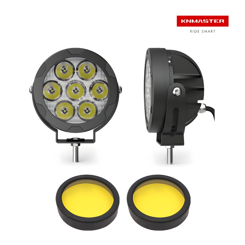 Knmaster Sunny7 65W Çift Renkli Motosiklet Led Sis Farı